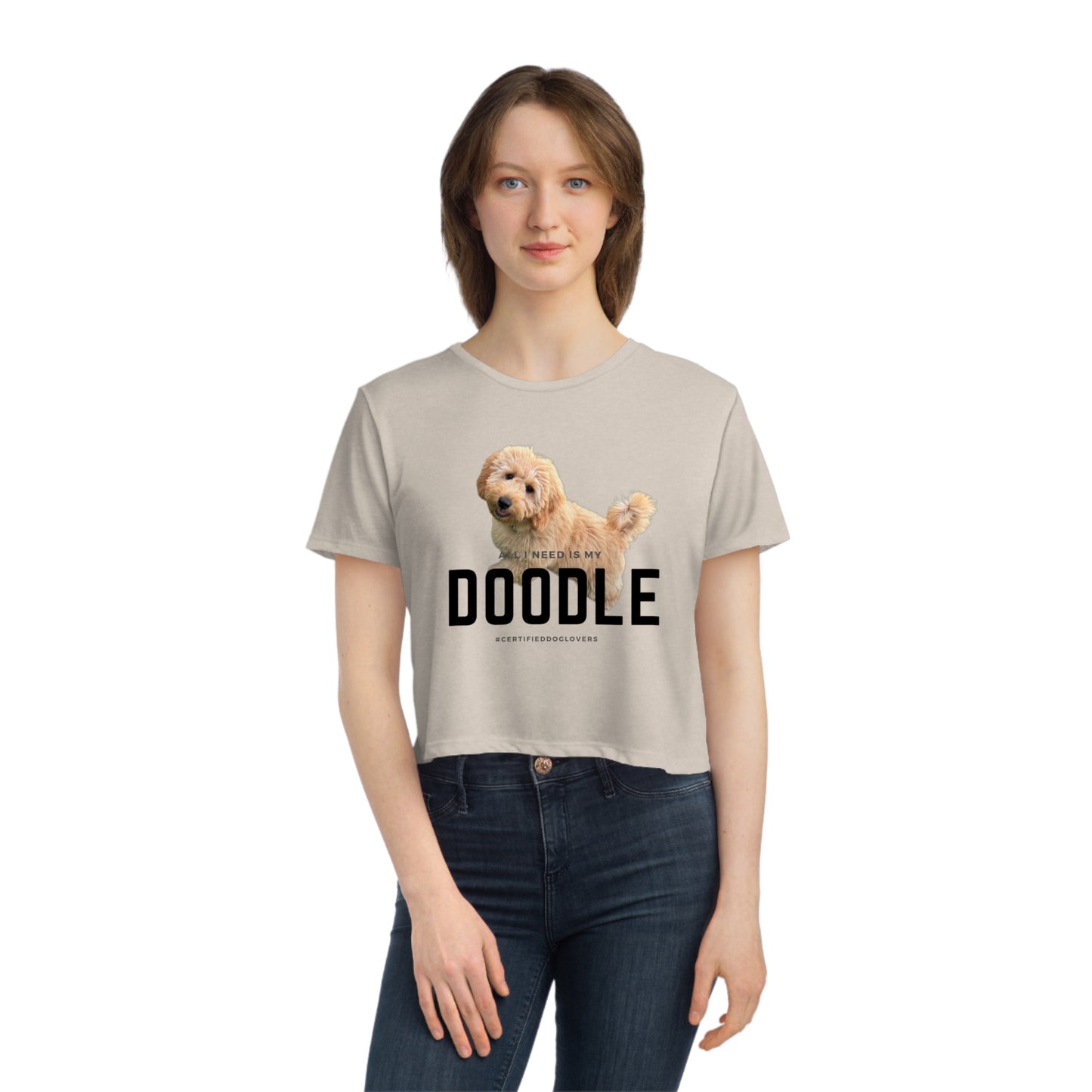Women's Flowy Cropped Tee