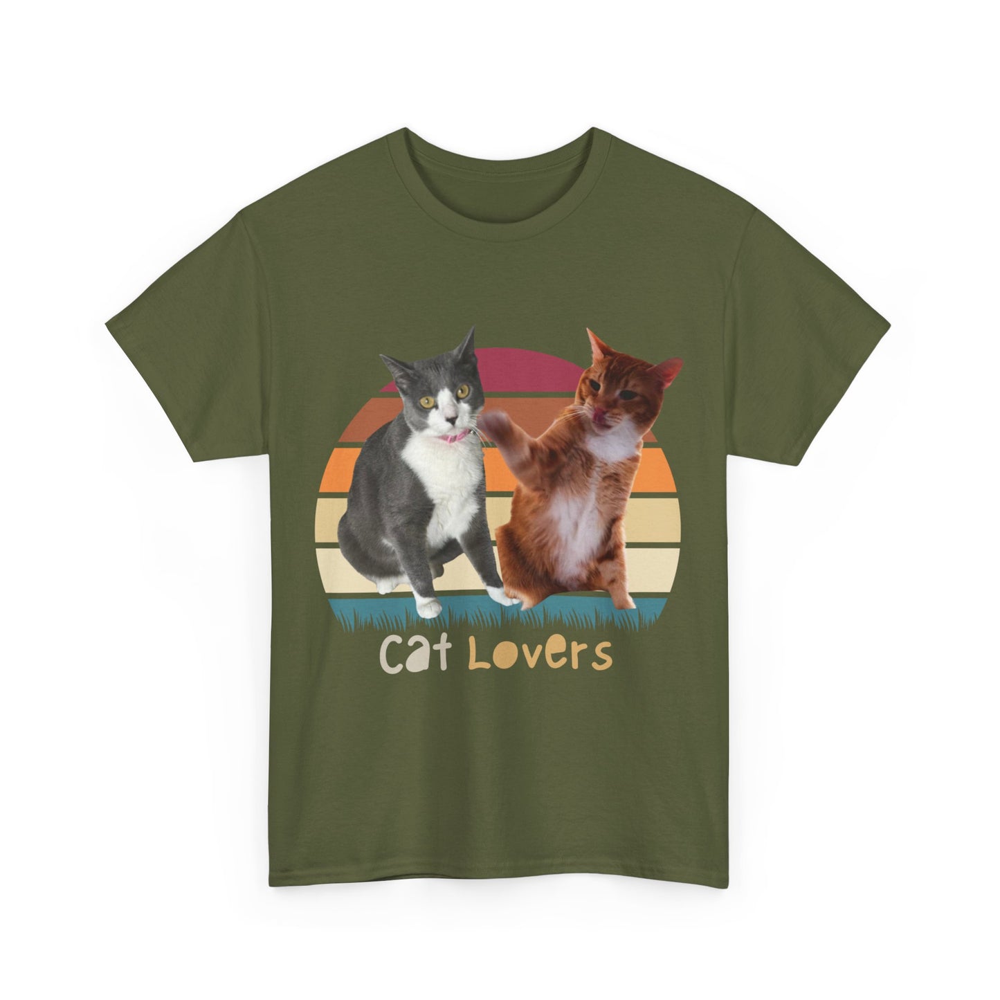 Cat Lover Unisex Heavy Cotton Tee