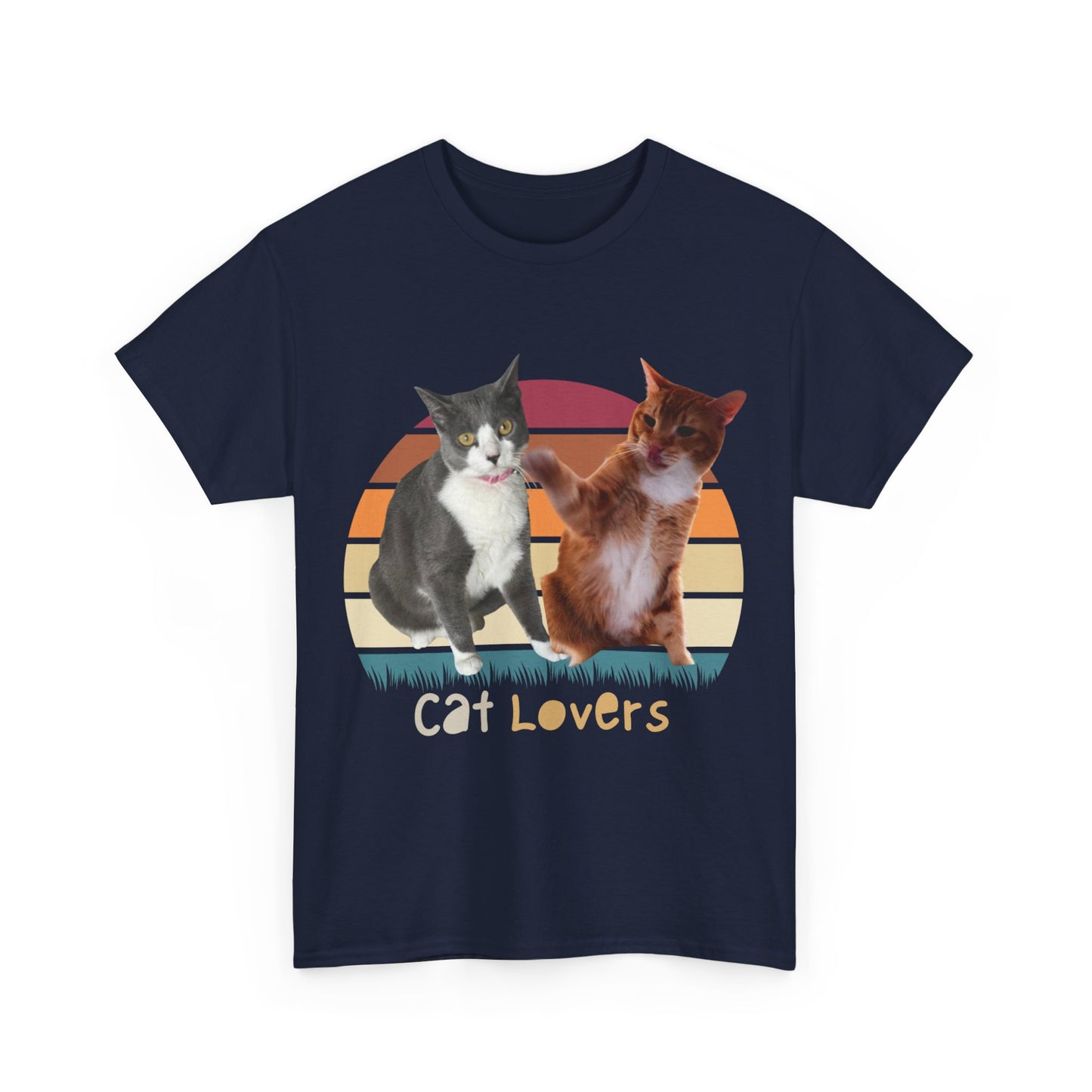 Cat Lover Unisex Heavy Cotton Tee