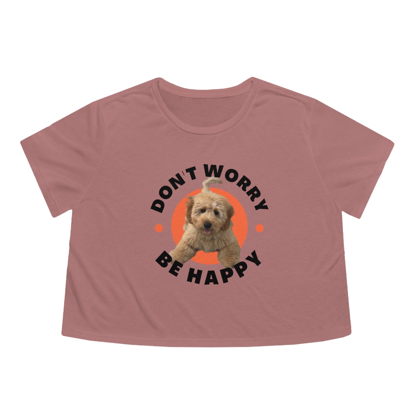 Goldendoodle lover Women's Flowy Cropped Tee