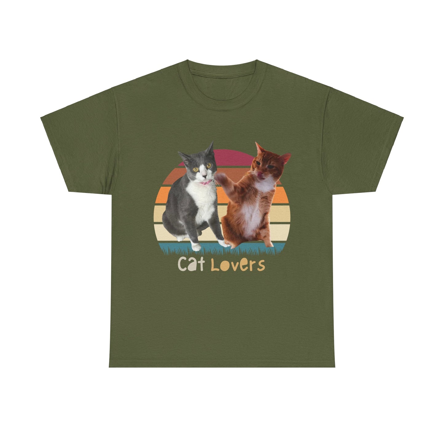 Cat Lover Unisex Heavy Cotton Tee