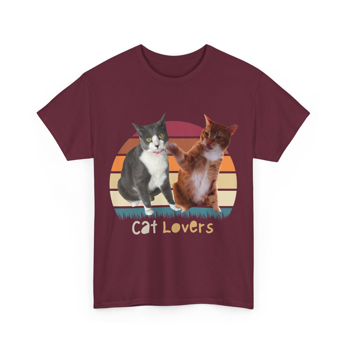 Cat Lover Unisex Heavy Cotton Tee