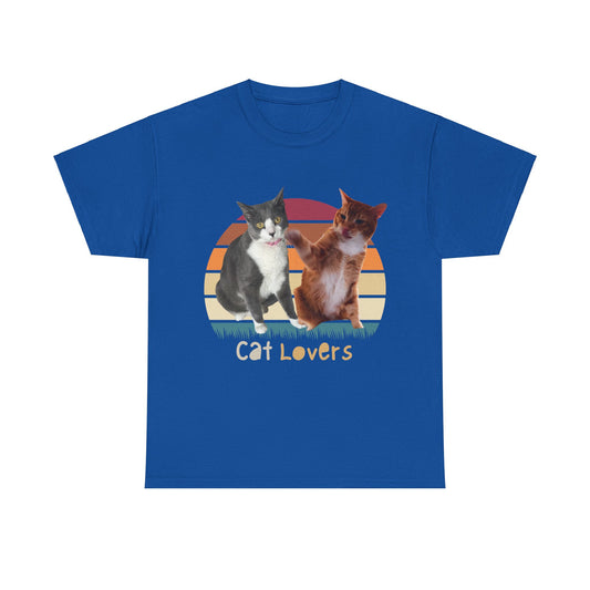 Cat Lover Unisex Heavy Cotton Tee